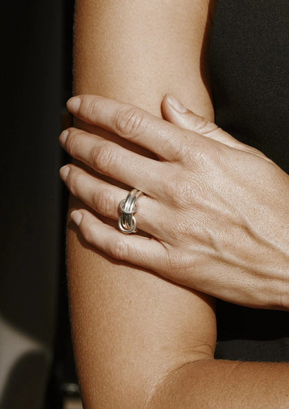 Double Ring - Silver